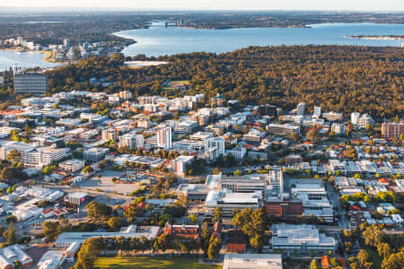 Aerial Image of WEST PERTH SUNRISE
