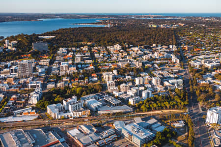 Aerial Image of WEST PERTH SUNRISE
