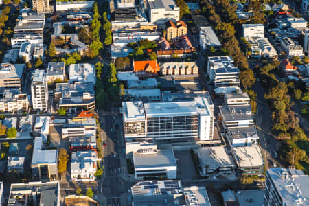 Aerial Image of WEST PERTH SUNRISE