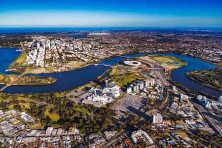 Aerial Image of Burswood