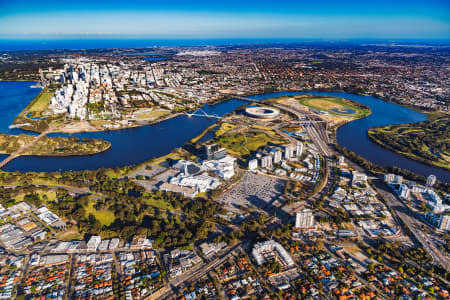 Aerial Image of Burswood