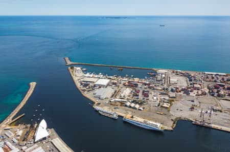 Aerial Image of FREMANTLE PORT