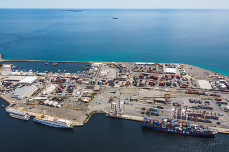 Aerial Image of FREMANTLE PORT