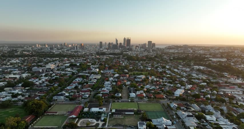 Aerial Image of NORTH PERTH