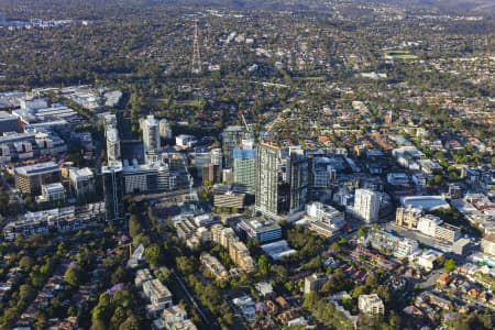 Aerial Image of ST LEONARDS GOLDEN LIGHT