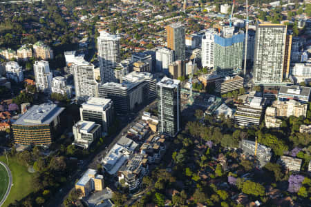 Aerial Image of ST LEONARDS GOLDEN LIGHT