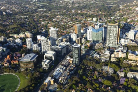 Aerial Image of ST LEONARDS GOLDEN LIGHT