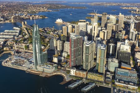 Aerial Image of BARANGAROO AND SYDNEY CBD GOLDEN LIGHT