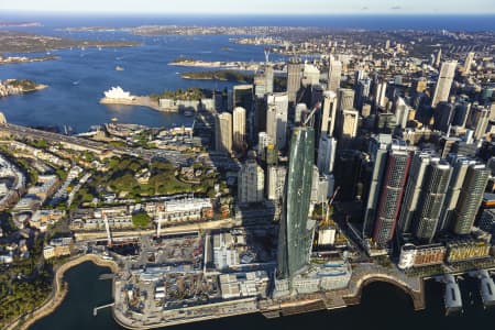 Aerial Image of BARANGAROO AND SYDNEY CBD GOLDEN LIGHT