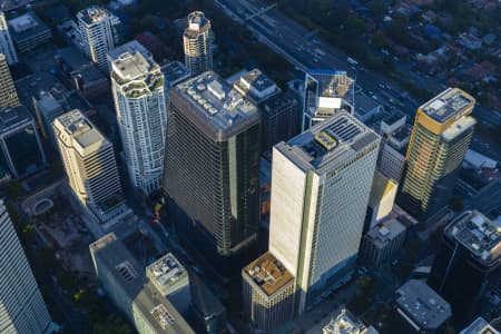 Aerial Image of NORTH SYDNEY GOLDEN LIGHT