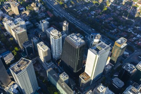 Aerial Image of NORTH SYDNEY GOLDEN LIGHT