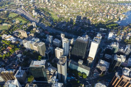 Aerial Image of NORTH SYDNEY GOLDEN LIGHT