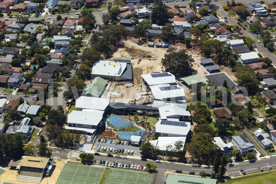Aerial Image of North Curl Curl Public School