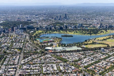 Aerial Image of ALBERT PARK