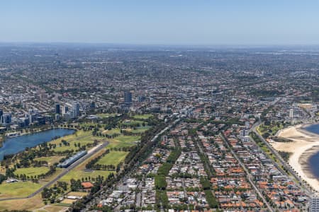 Aerial Image of SAINT KILDA WEST