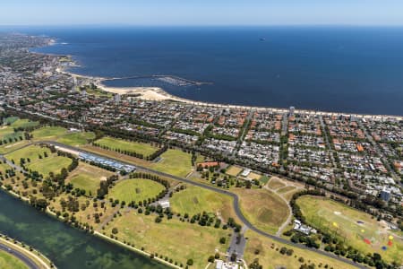 Aerial Image of ALBERT PARK