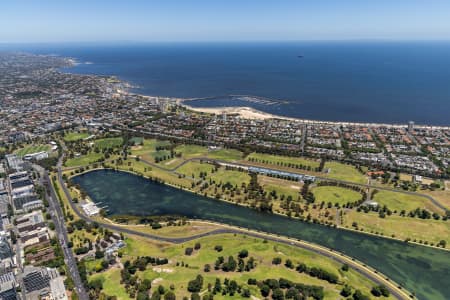 Aerial Image of ALBERT PARK