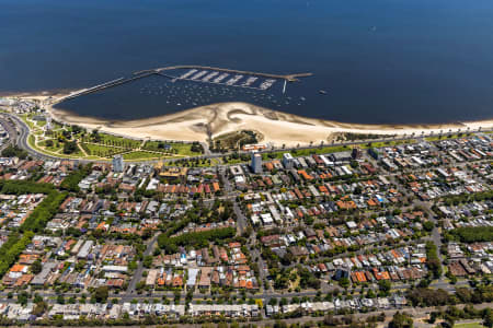 Aerial Image of SAINT KILDA WEST