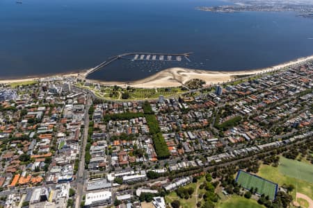 Aerial Image of SAINT KILDA WEST