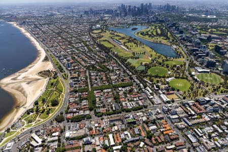 Aerial Image of SAINT KILDA WEST