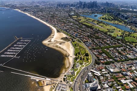 Aerial Image of SAINT KILDA WEST