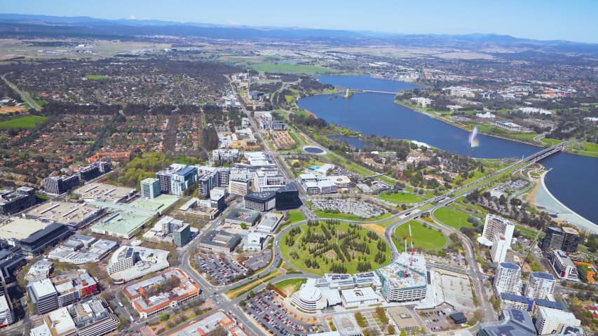 Aerial Image of CANBERRA CBD