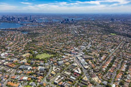 Aerial Image of MILITARY ROAD AND MOSMAN