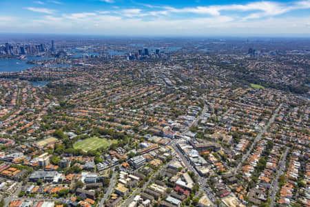 Aerial Image of MILITARY ROAD AND MOSMAN