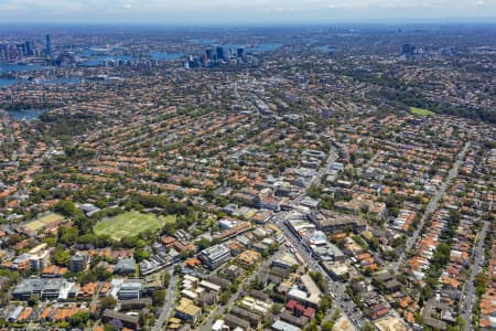 Aerial Image of MILITARY ROAD AND MOSMAN