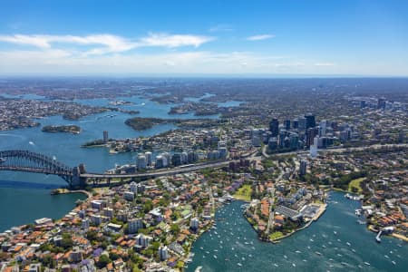 Aerial Image of NEUTRAL HARBOUR, KIRRIBILLI AND NORTH SYDNEY