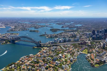 Aerial Image of NEUTRAL HARBOUR, KIRRIBILLI AND NORTH SYDNEY