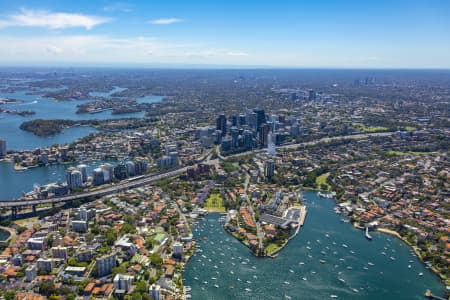 Aerial Image of NEUTRAL HARBOUR, KIRRIBILLI AND NORTH SYDNEY