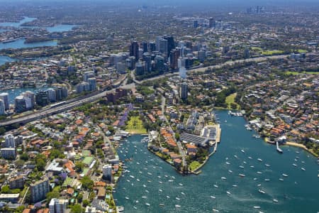 Aerial Image of NEUTRAL HARBOUR, KIRRIBILLI AND NORTH SYDNEY