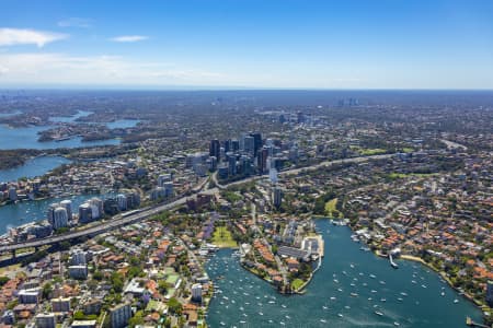 Aerial Image of NEUTRAL HARBOUR, KIRRIBILLI AND NORTH SYDNEY