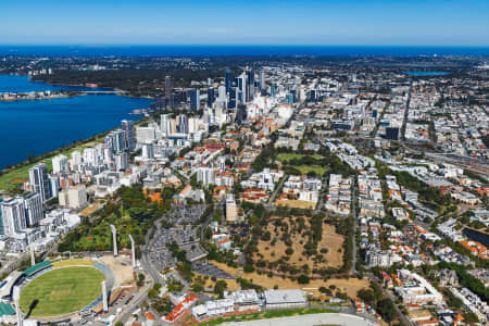 Aerial Image of EAST PERTH