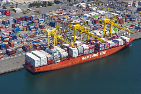 Aerial Image of PORT BOTANY