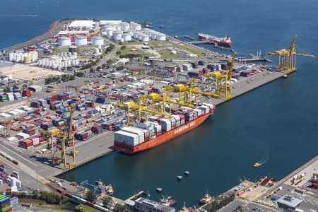 Aerial Image of PORT BOTANY