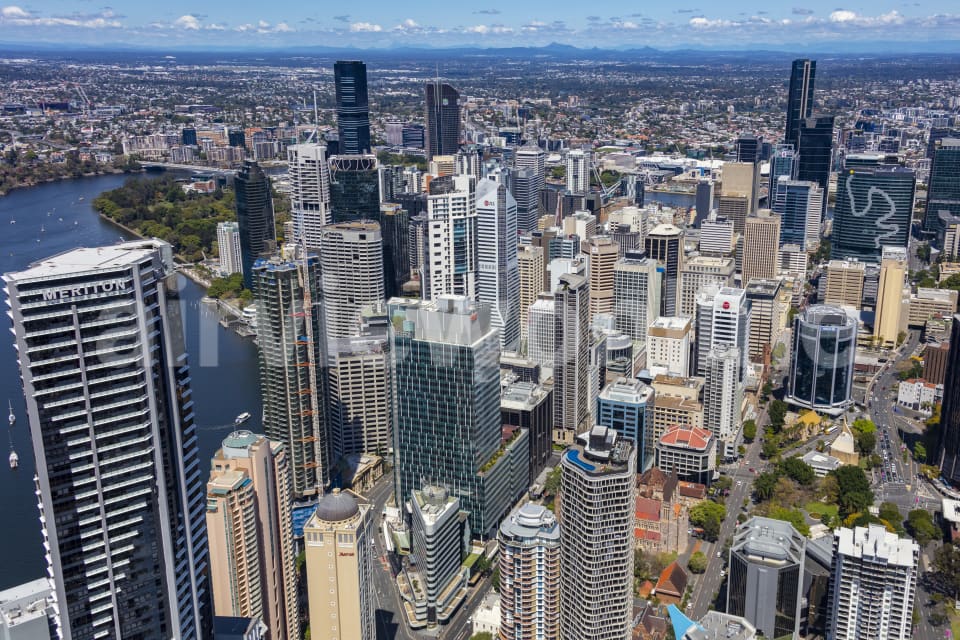 Aerial Image of Brisbane City