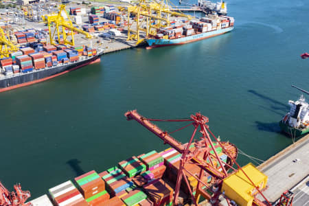 Aerial Image of PORT BOTANY