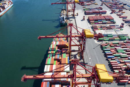 Aerial Image of PORT BOTANY