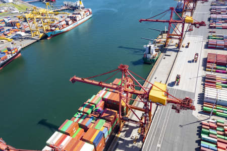 Aerial Image of PORT BOTANY
