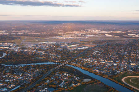 Aerial Image of BAYSWATER LOOKING TOWARDS PERTH AIRPORT