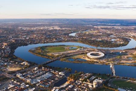 Aerial Image of OPTUS STADIUM