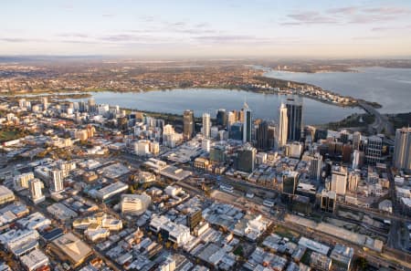 Aerial Image of PERTH SUNSET