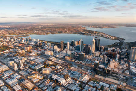 Aerial Image of PERTH SUNSET