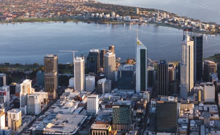 Aerial Image of PERTH SUNSET