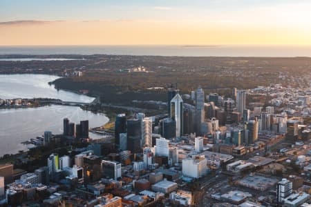 Aerial Image of PERTH SUNSET