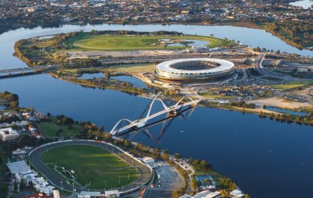 Aerial Image of OPTUS STADIUM