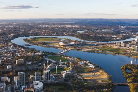 Aerial Image of OPTUS STADIUM