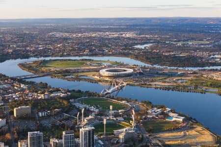 Aerial Image of OPTUS STADIUM